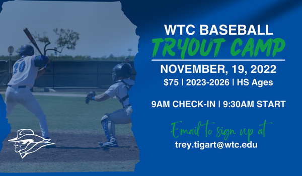 Western Texas College Baseball Tryout Camp Form